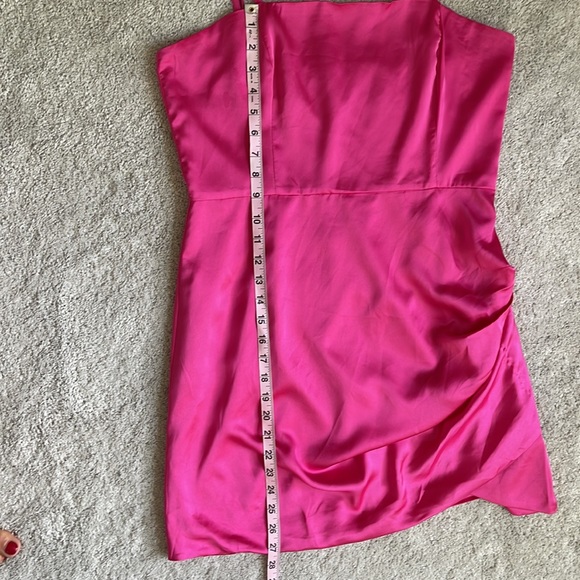 Showpo Elbereth Satin Pink Dress - Picture 13 of 13